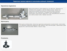 Tablet Screenshot of maglownice-naprawa.pl